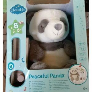 Cloud B Peaceful Panda Sleep Soothers, NIB. Color Grey and Ivory.